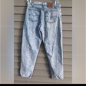 Vintage Levi’s 560 acid Wash Jeans Loose Fit mens 90s orange tab 34